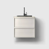 HAVEN Badeværelsesmøbler HAVEN H2/60 - White Wood med stenbordplade