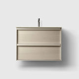 HAVEN Badeværelsesmøbler HAVEN H2/80 - Light Ash Wood med stenbordplade