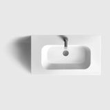 HAVEN Badeværelsesmøbler HAVEN H2/80 - Smoked Oak Wood med bordplade i porcelæn