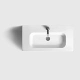 HAVEN Badeværelsesmøbler HAVEN H2/80 - Smoked Oak Wood med bordplade i porcelæn