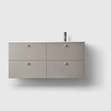 HAVEN Badeværelsesmøbler HAVEN H3/120 md vask til højre/venstre - porcelænshåndvask - Warm Grey