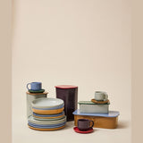 Hübsch Interiør Hübsch Amare Skrivebordsordner Large - brun/lyseblå