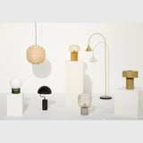 Hübsch Lamper Hübsch Chand Pendant Round Natural - natur