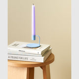 Hübsch Tilbehør Hübsch Curve Candlesticks - blå