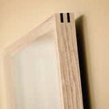 J.N. Bech Spejle J.N. Bech massiv snedkerspejl 100x80cm - natur eg