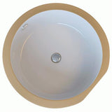 Lavabo Håndvaske Lavabo Gino Ø40 porcelænshåndvask - Ø40 - hvid