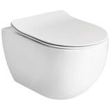 Lavabo Toiletter Lavabo Glomp rimless væghængt toilet - mat hvid