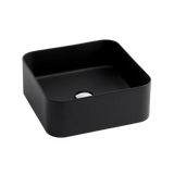 Lavabo Håndvaske Lavabo Mate slim porcelænsvask - 40x40cm - mat sort