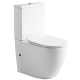 Lavabo Toiletter Lavabo Studio gulvstående toilet med slim toiletsæde - hvid