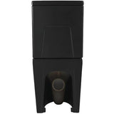 Lavabo Toiletter Lavabo Studio gulvstående toilet med slim toiletsæde - mat sort