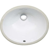 Lavabo Håndvaske Lavabo TEA porcelænsvask til underlimning - 47x38cm - hvid