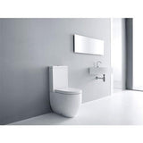 Lavabo Toiletter Lavabo Toilet FLO back-to-wall skjult P-lås - hvid