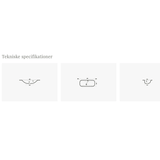 Marmorline Møbelvaske Marmorline dobbelt Nice vask (48-20) med 5 overløbshuller - bordplade dybde 40,5 cm