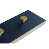 MOUD COLOR Knagerække i træ mørk blå - 70 cm