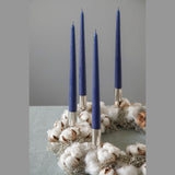 MOUD COZY paraffin lys - mørk blå - 4 stk.