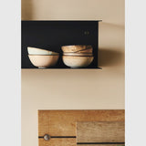 MOUD DETAIL metal hylde i sort - 40 cm