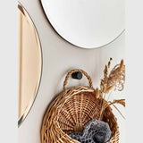 MOUD FACET rundt spejl Ø50 cm - Bronze