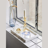 MOUD MARBI marmor bakke - hvid - 20x30 cm