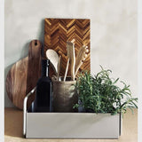 MOUD Interiør MOUD Home BOX bakke 32x20cm - mørk beige jern