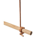 MOUD OAK Bøjlestang Med Læder - 80 cm