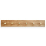 MOUD OAK Knagerække Egetræ Med Messing Knager - 70 cm