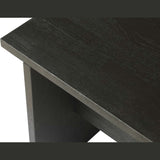 MOUD OAK skammel i egetræ - sort