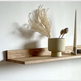 MOUD OAK væghylde i egetræ - 60 cm