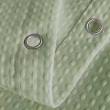 MOUD WAFFLE Badeforhæng i army grøn - 180x200 cm