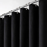 MOUD WAFFLE Badeforhæng i sort – 180×220 cm