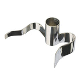 MOUD WAVY lysestage - blank sølv