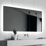 Nordic bad Spejle Nordic Bad Mie-4 spejl med front-og baggrundsbelysning og anti-dug - 100x80cm