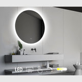 Nordic bad Nordic Bad Sandra-4 spejl med front-og baggrundsbelysning og anti-dug - Ø100