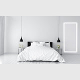 Nordic bad Nordic Bad Tenna-1 aflangt spejl med integreret front-og baggrundsbelysning - 160x50cm