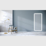 Nordic bad Nordic Bad Tenna-1 aflangt spejl med integreret front-og baggrundsbelysning - 160x70cm