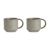 OYOY Living Interiør OYOY Living Yuka Cup (2 stk.) - terracotta/grå