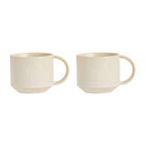 OYOY Living Interiør OYOY Living Yuka Cup (2 stk.) - terracotta/hvid