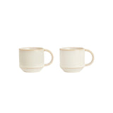 OYOY Living Interiør OYOY Living Yuka Espresso Cup (2 stk.) - terracotta/hvid