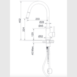 Primy Primy Steel Access køkkenarmatur - amber