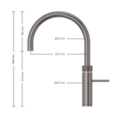 Quooker Køkkenarmatur Quooker Fusion Round Køkkenarmatur u/ beholder - gunmetal