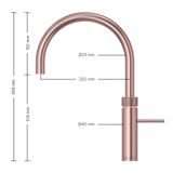 Quooker Køkkenarmatur Quooker Fusion Round Køkkenarmatur u/ beholder - rose kobber