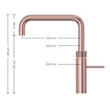 Quooker Køkkenarmatur Quooker Fusion Square Køkkenarmatur u/ beholder - rose kobber