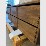 Raw by Knast Snedkermøbler RAW by KNAST snedkermøbel - 180x40cm / 4 skuffer - sort olieret eg