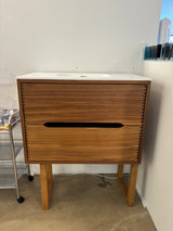 Raw by Knast Snedkermøbler Raw by Knast snedkermøbel 80x48cm / 2 skuffer - lakeret valnød udstillingsmodel