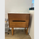 Raw by Knast Snedkermøbler Raw by Knast snedkermøbel 80x48cm / 2 skuffer - lakeret valnød udstillingsmodel