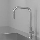 Scandtap Køkkenarmatur Scandtap Steel Accent Square køkkenarmatur - rustfri stål