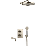 Tapwell Bruser til indbygning Tapwell ARM7368 indbygnings kar- og brusesæt - brushed platinum