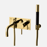 Tapwell Tapwell BOX026 Brusearmatur og karbatteri til indbygning - honey gold