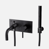 Tapwell Tapwell BOX026 Brusearmatur og karbatteri til indbygning - mat sort