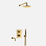 Tapwell Tapwell BOX7368 ED2 indbygnings kar- og brusesæt - messing