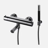 Tapwell Tapwell EVM026-150 kararmatur med håndbruser - black chrome